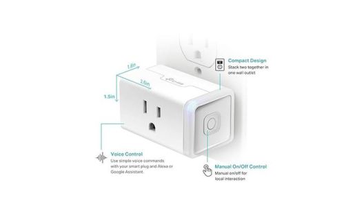 Kasa Smart Wi-Fi Plug Ultra Mini EP10 (4-Pack) 